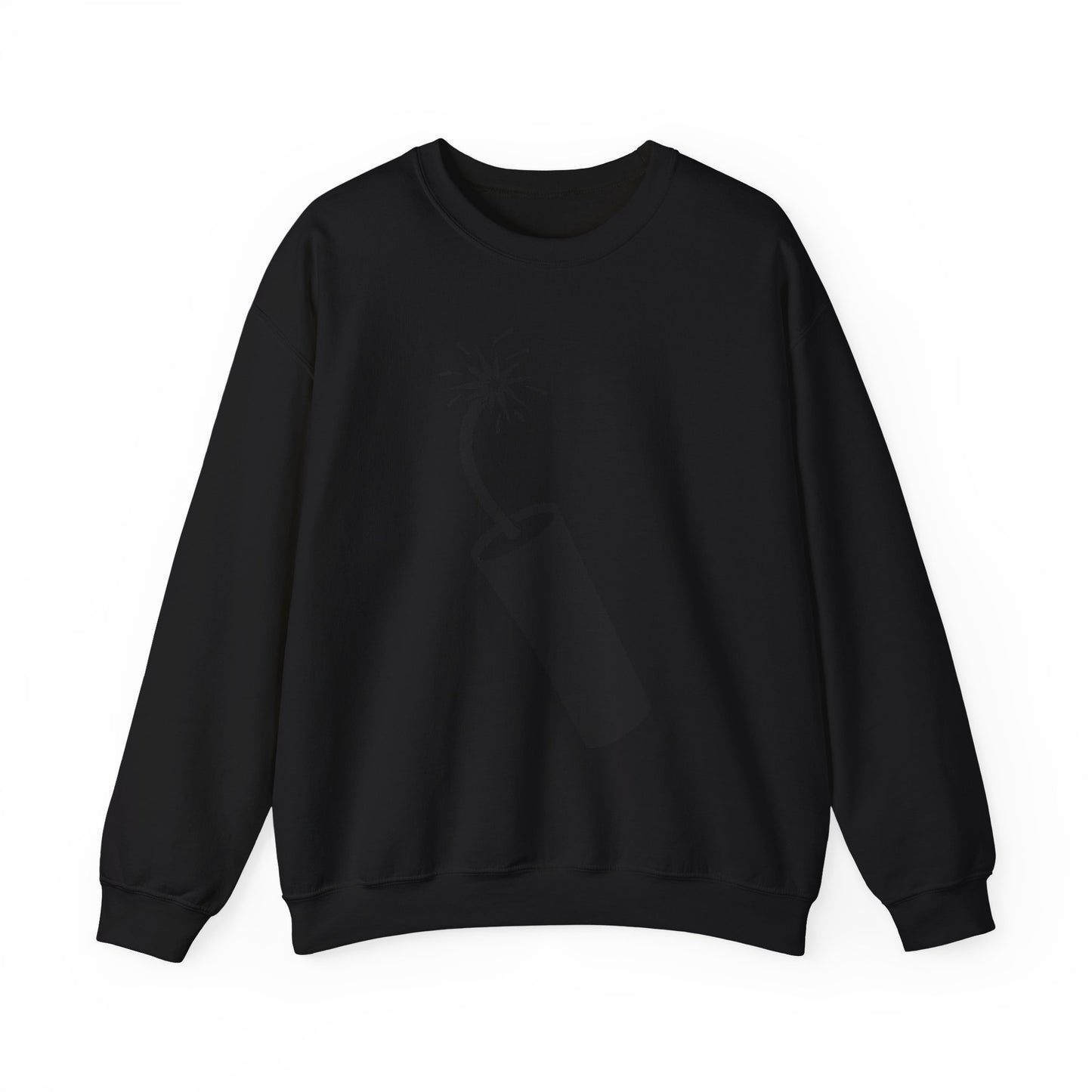 Crewneck Sweatshirt - Dynamite Stick w Burng Fuse X 300