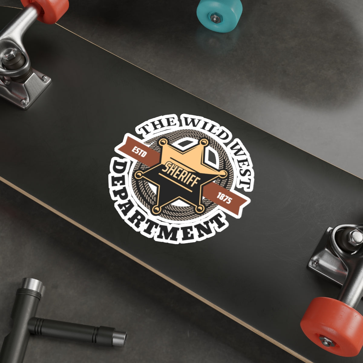 Die-cut stickers - Sheriff Depart