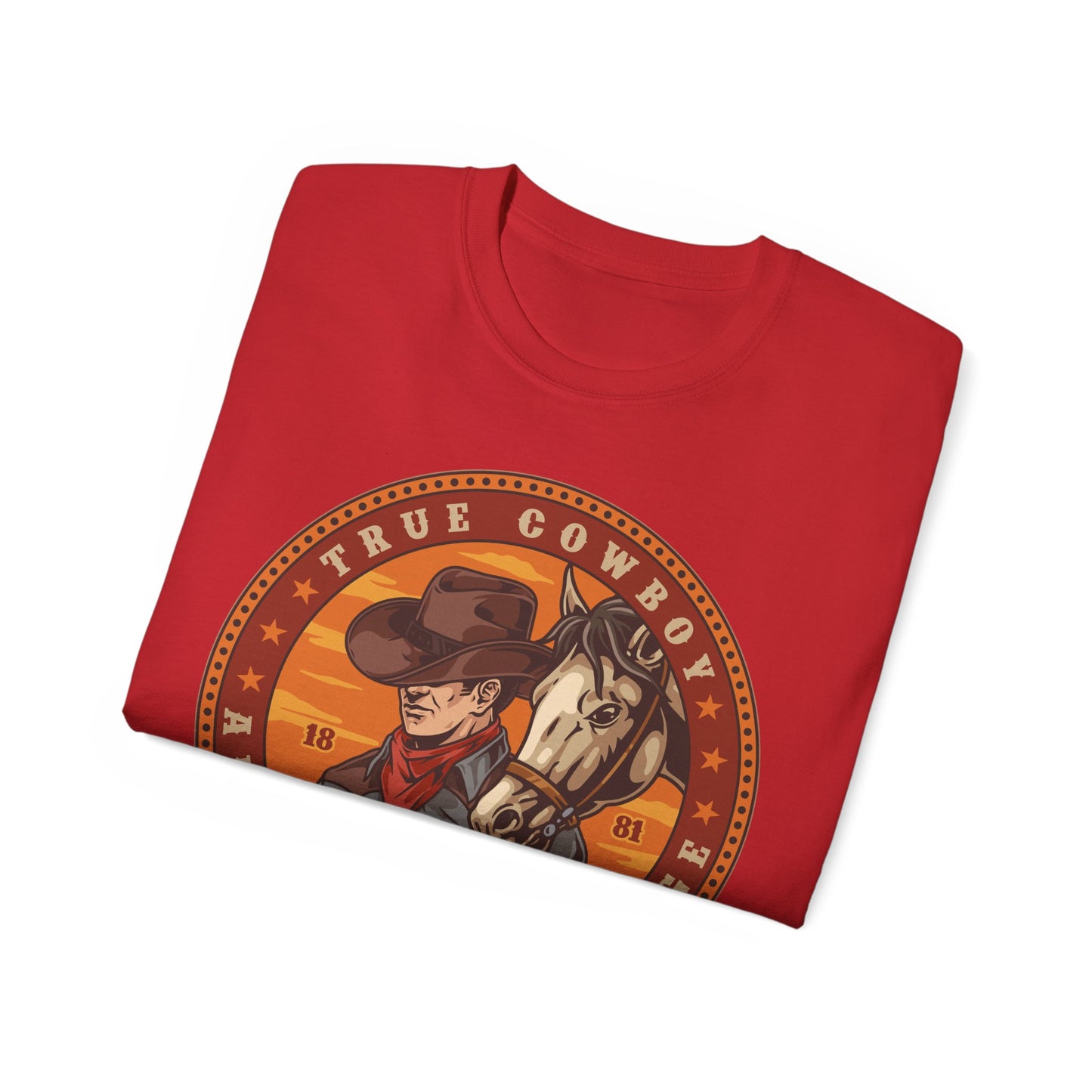 Unisex Ultra Cotton Tee - True Cowboy - American Heritage