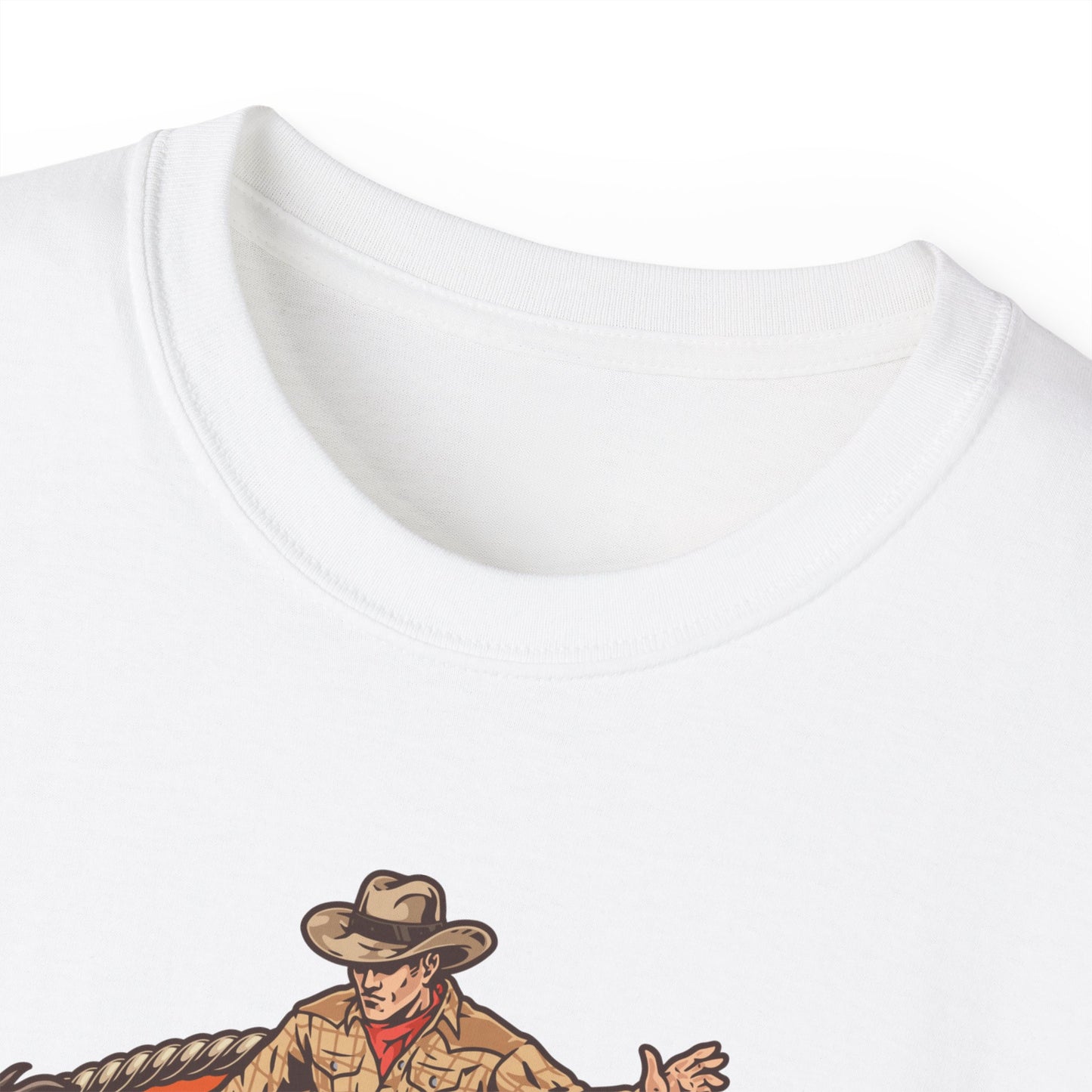 Western Rodeo Cowboy Tee - Fun Casual Shirt for Rodeo Fans, Gift for Country Lovers, Festival Outfit, Everyday Wear, Rodeo Apparel - Rodeo Cowboy - Texas