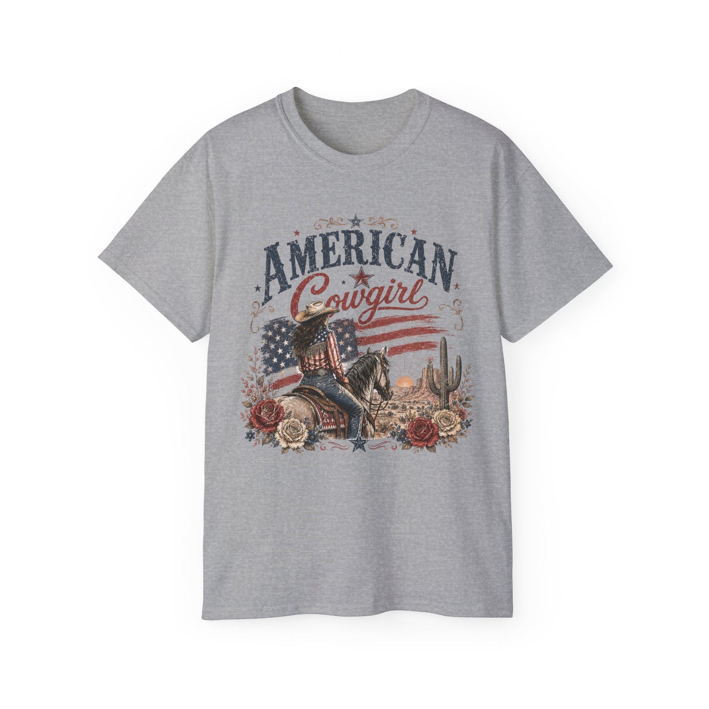 T-Shirt - American cowgirl