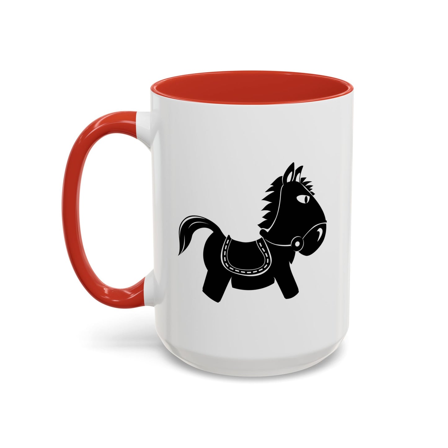 Accent Coffee Mug (11, 15oz) - Kids Rocking Horse X 300