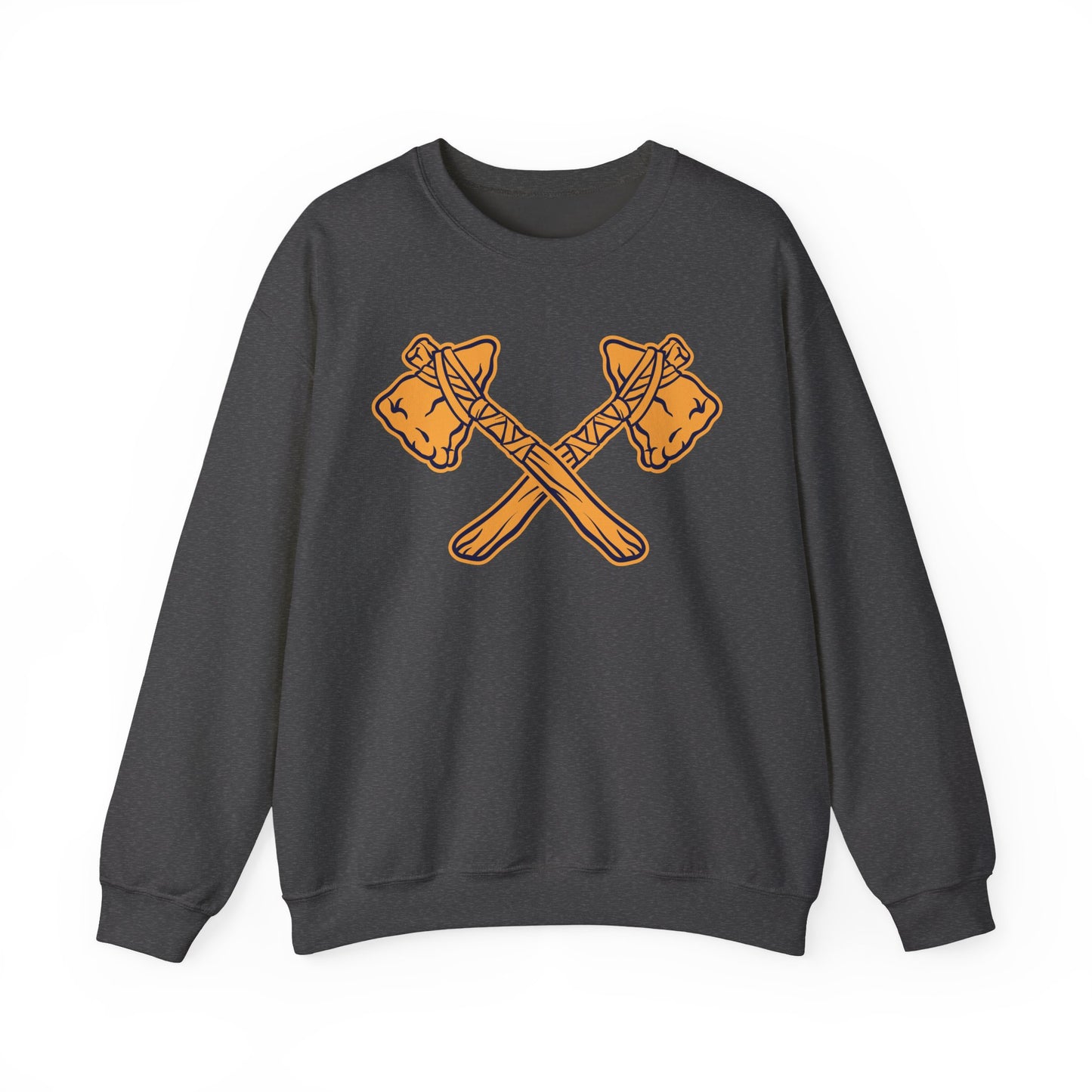 Crewneck Sweatshirt - Crossed Tomahawks