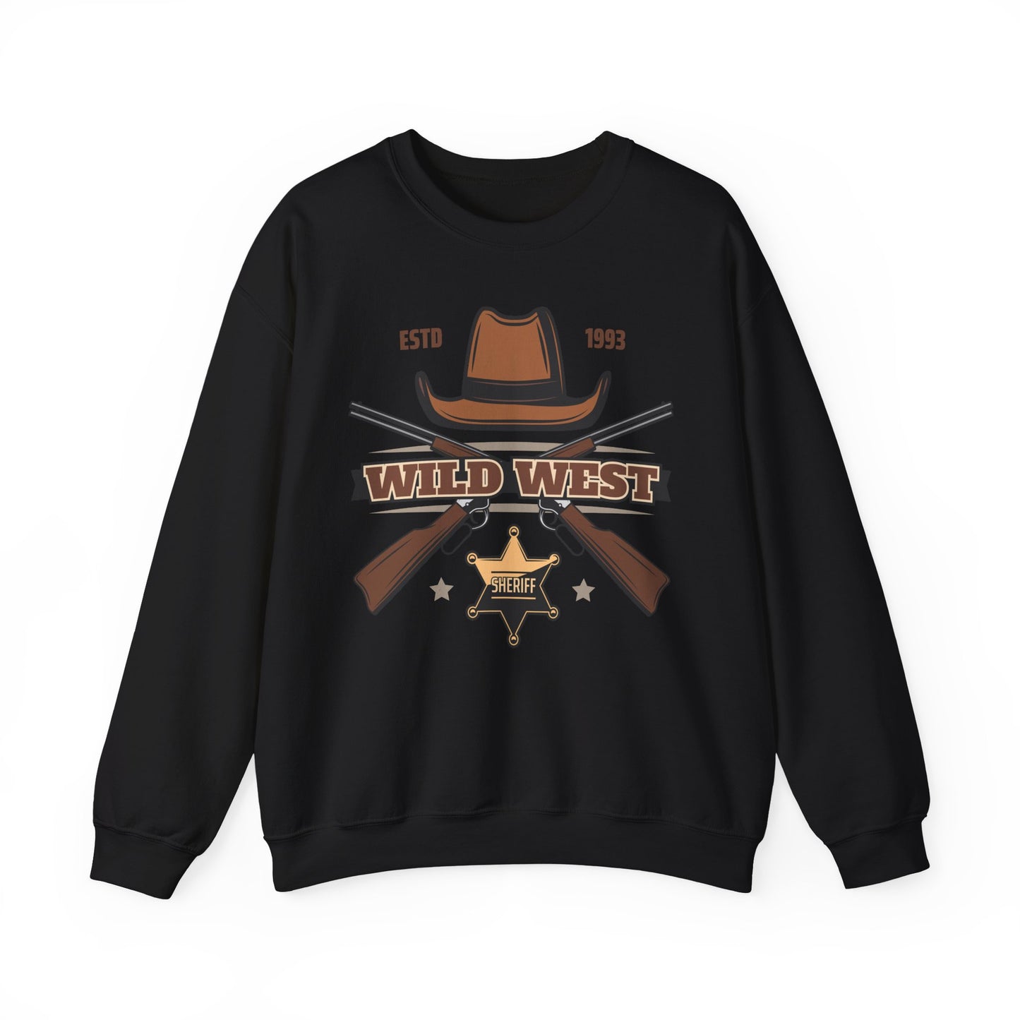 Crewneck Sweatshirt - Wild West - Sheriff