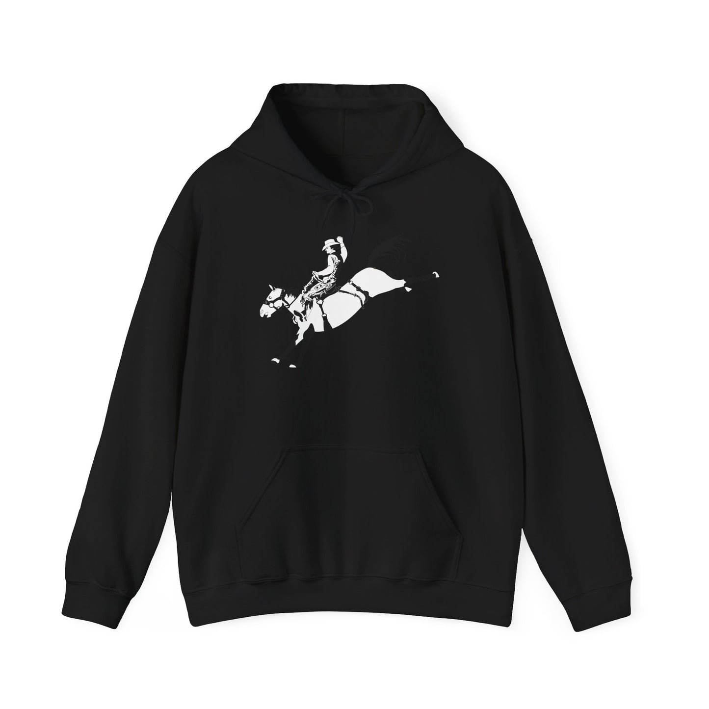 Unisex Hoodie - Cowboy - Bronco Buster - BW