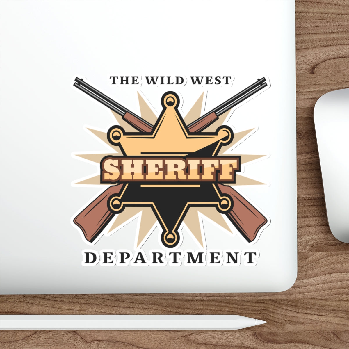 Die-cut stickers - Western Cowboy - The Wild West - Sheriff Department