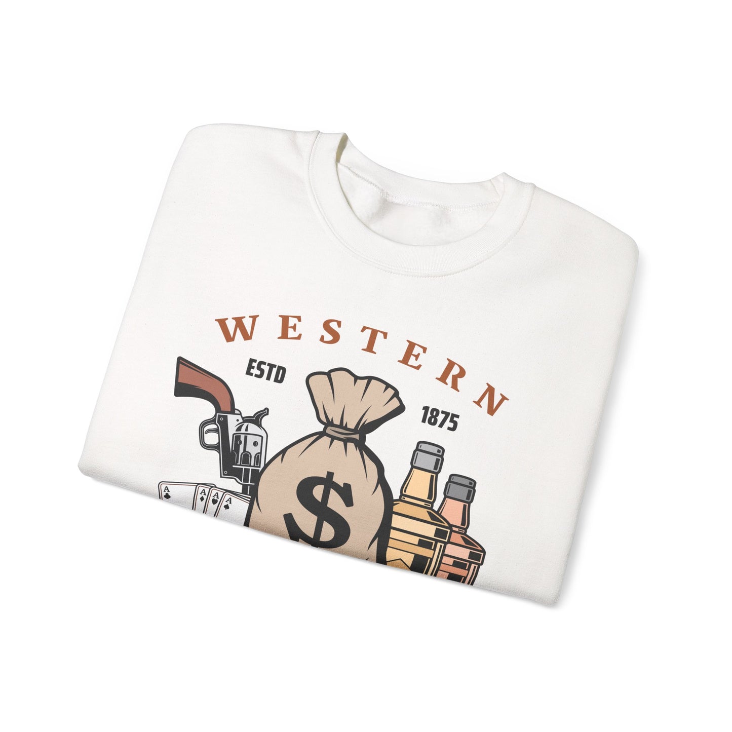 Crewneck Sweatshirt - Western - Wild West - American Legend