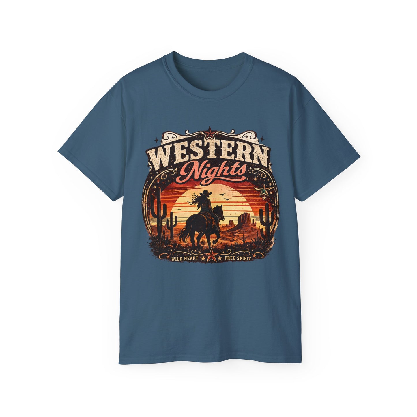 T-Shirt - Western nights and desert charm