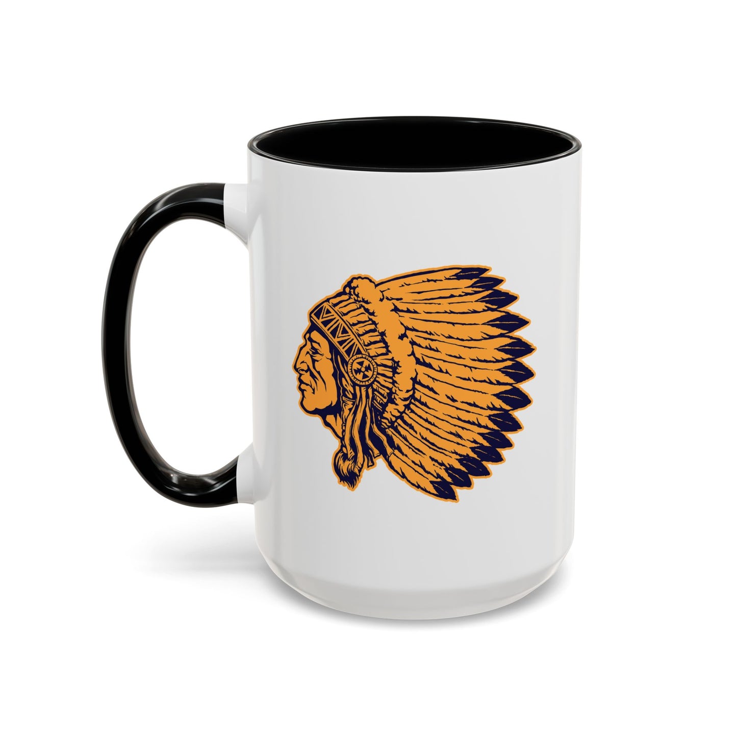 Accent Coffee Mug (11, 15oz) - Indian Chief