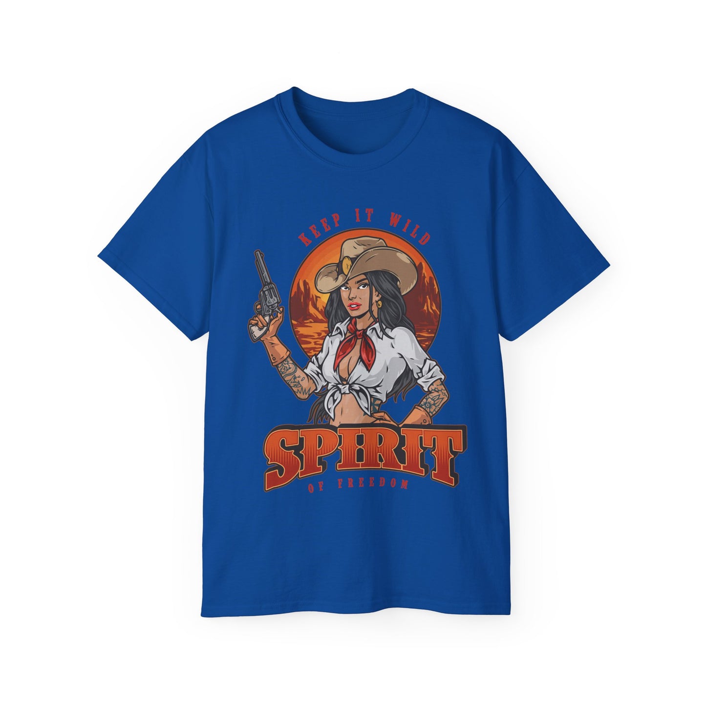 Unisex Ultra Cotton Tee - Keep It Wild - Spirit of Freedom