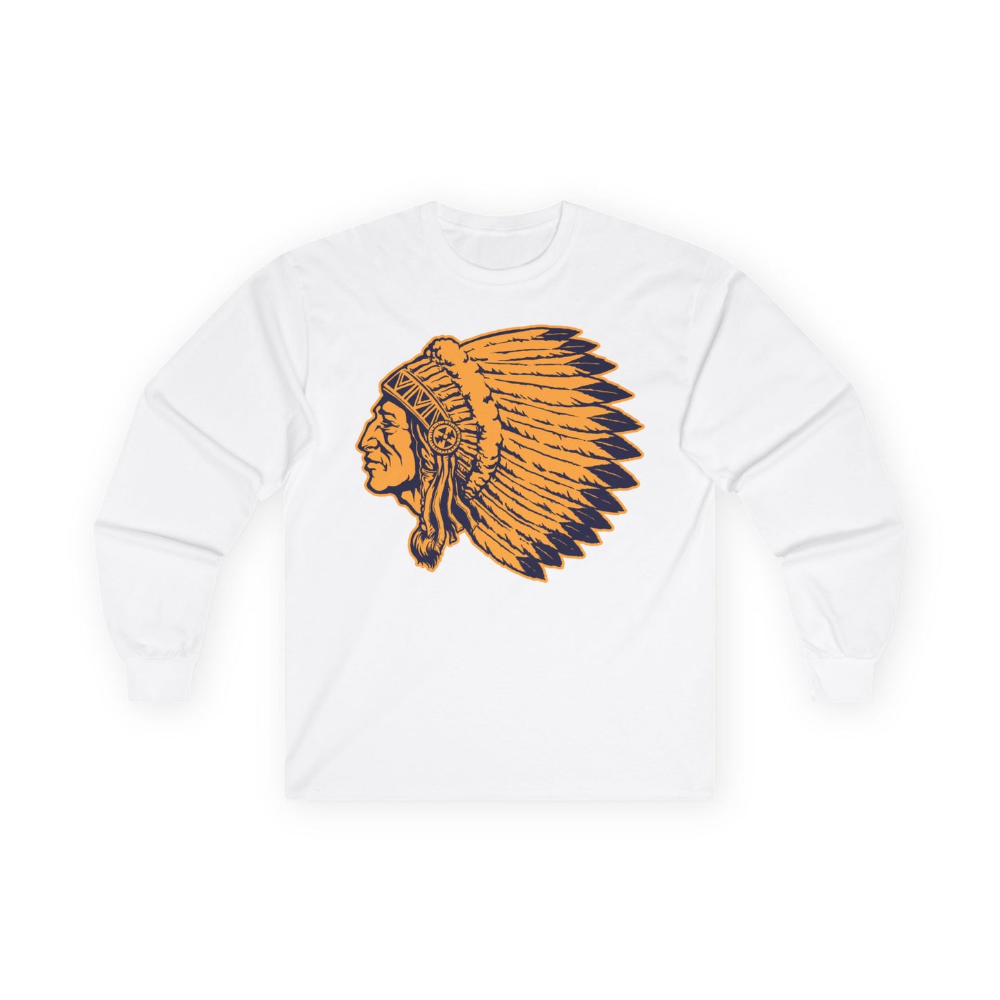 Unisex Ultra Cotton Long Sleeve Tee - Indian Chief