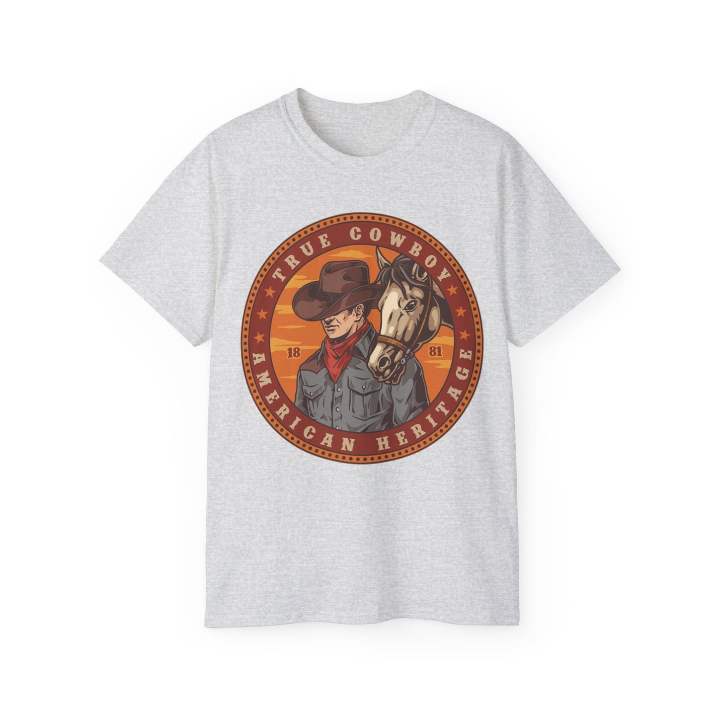 Unisex Ultra Cotton Tee - True Cowboy - American Heritage