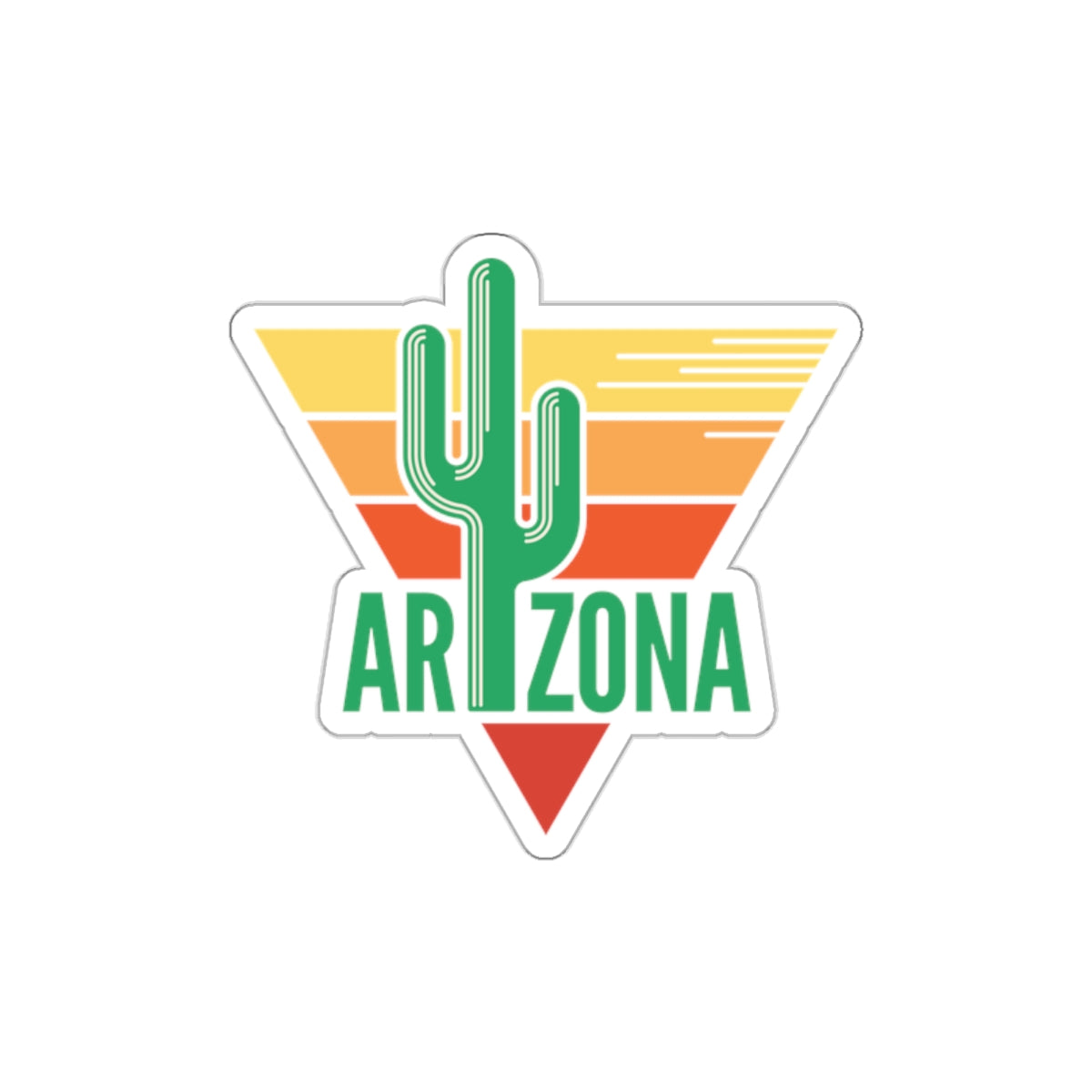 Die-cut stickers - Arizona - Nature Green