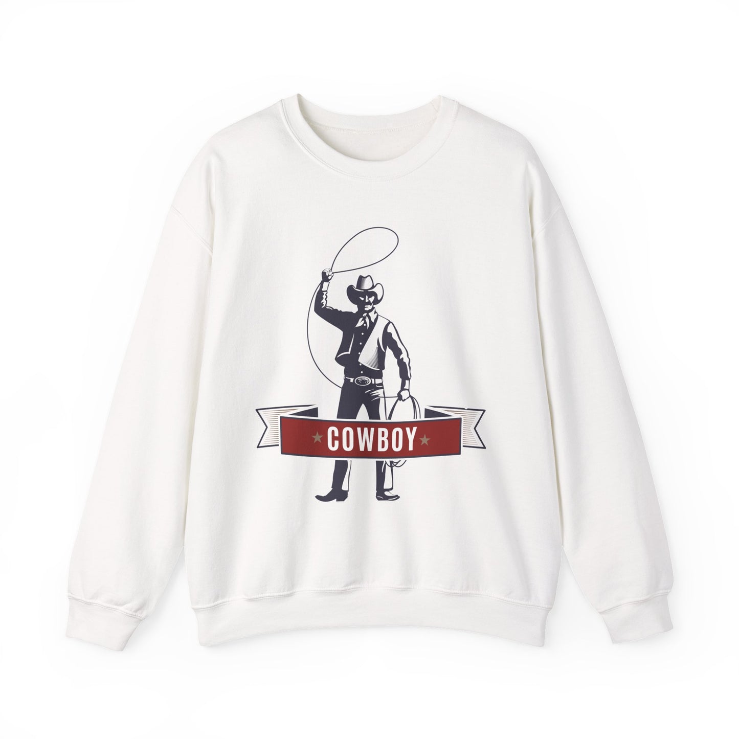 Crewneck Sweatshirt - Cowboy - The Wild West