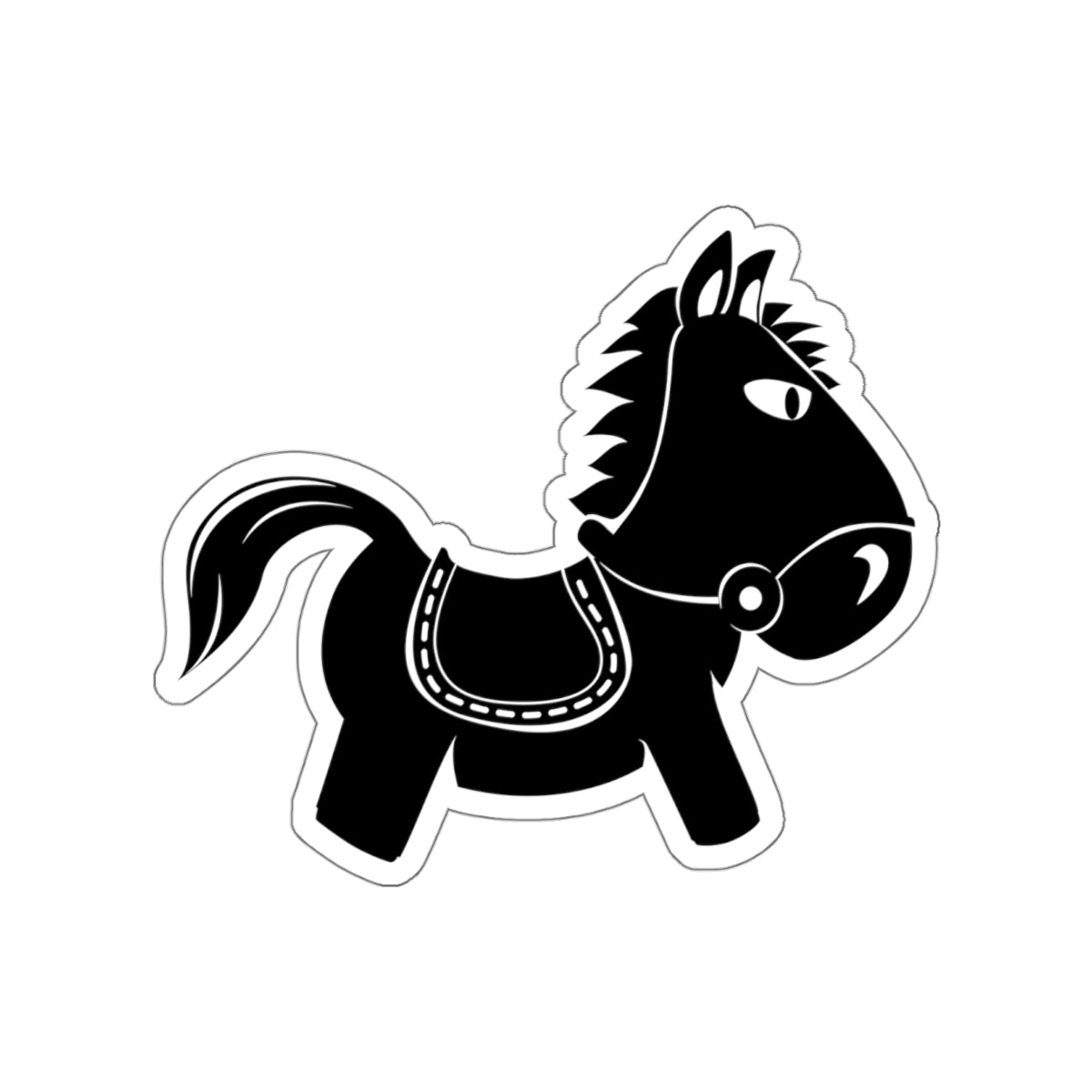 Die-cut stickers - Kids Rocking Horse X 300