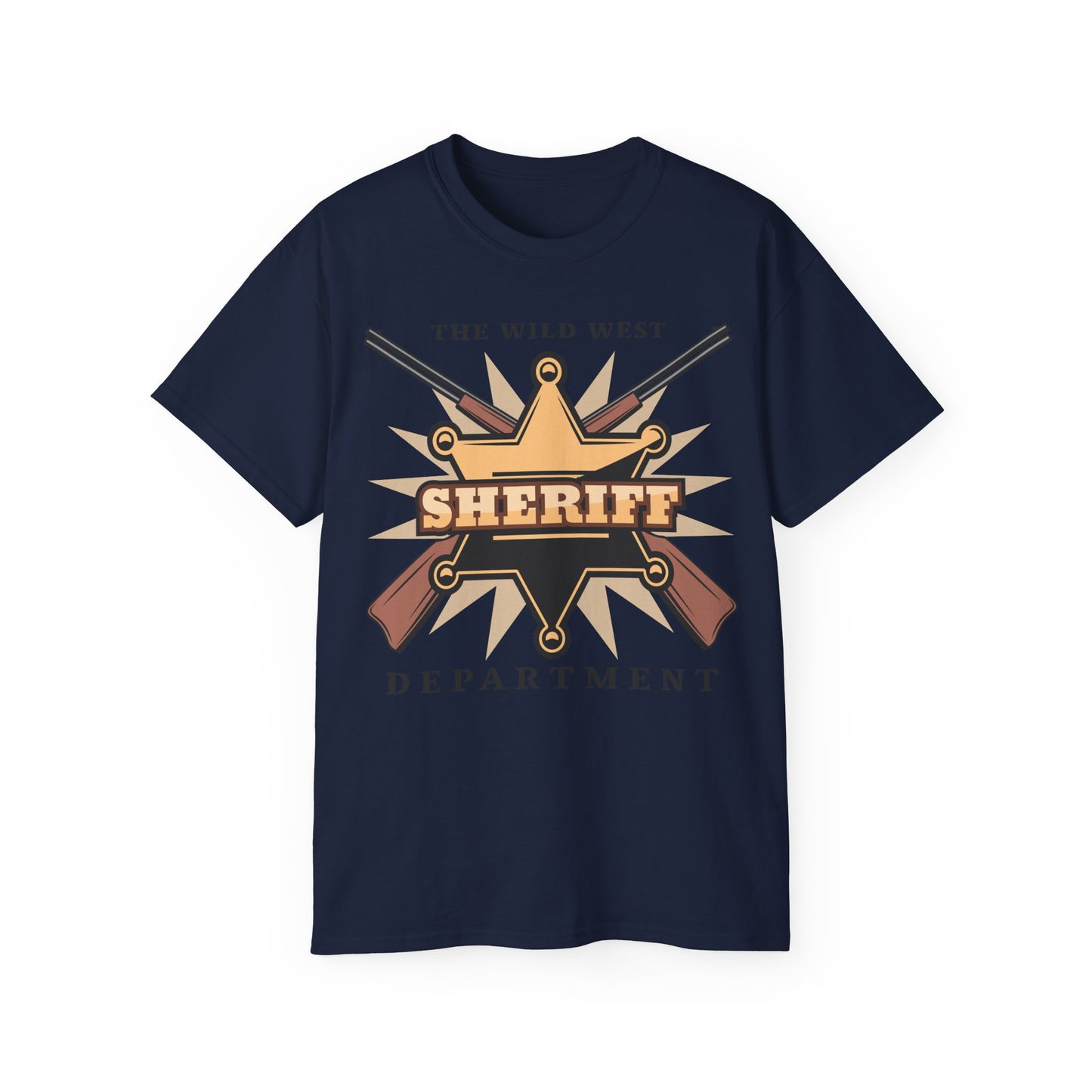 Unisex Ultra Cotton Tee - Western Cowboy - The Wild West - Sheriff Department