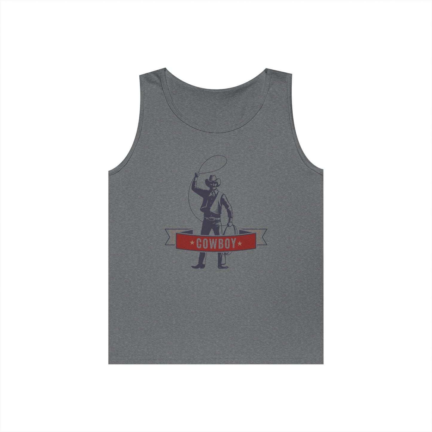 Unisex Heavy Cotton Tank Top - Cowboy - The Wild West