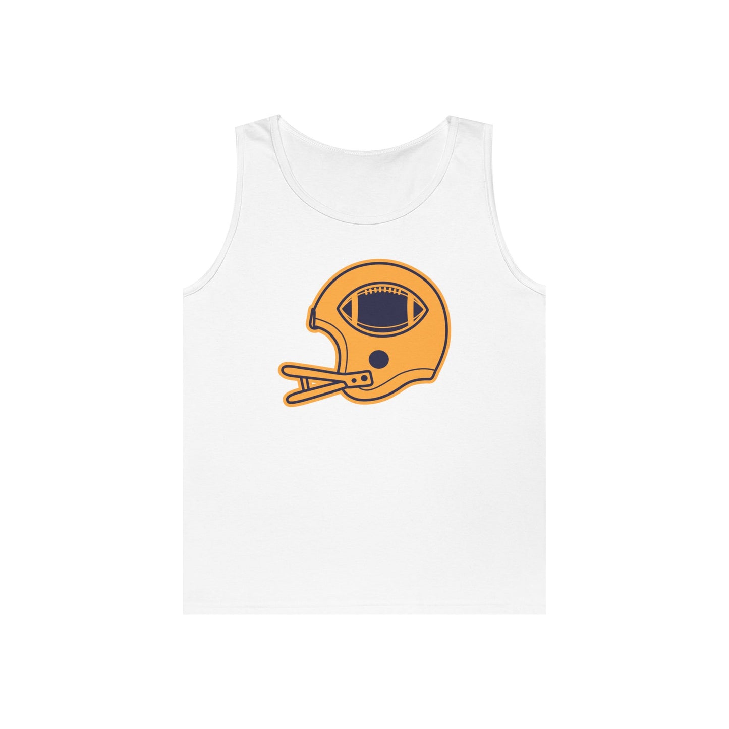 Unisex Heavy Cotton Tank Top - Football Helmet