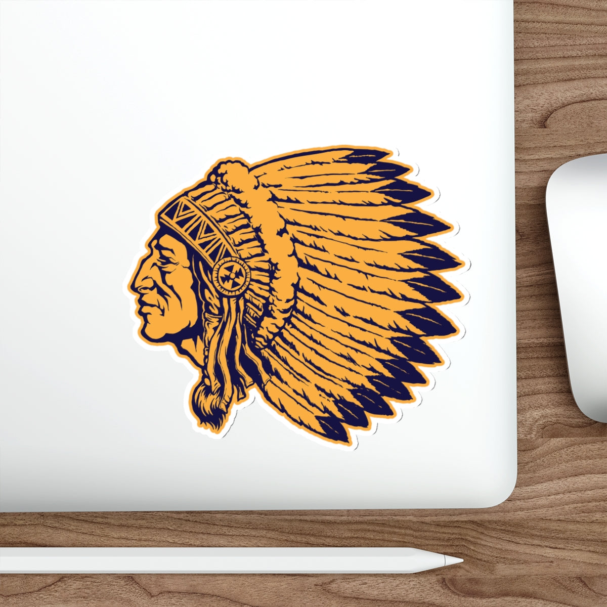 Die-cut stickers - Indian Chief