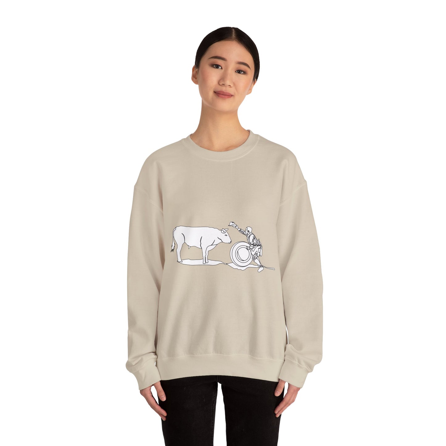 Crewneck Sweatshirt - Clown and Bull - LA