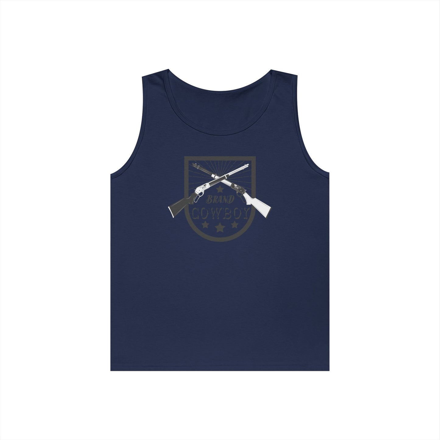 Unisex Heavy Cotton Tank Top - Brand Cowboy
