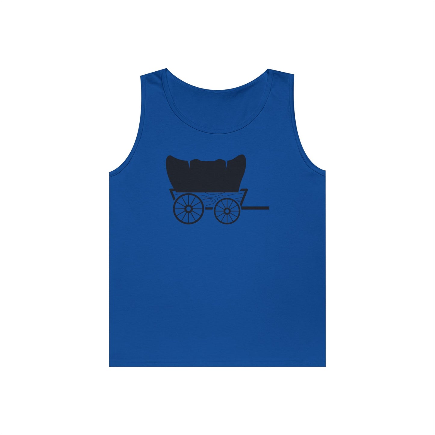 Unisex Heavy Cotton Tank Top - Covered Wagon X 300