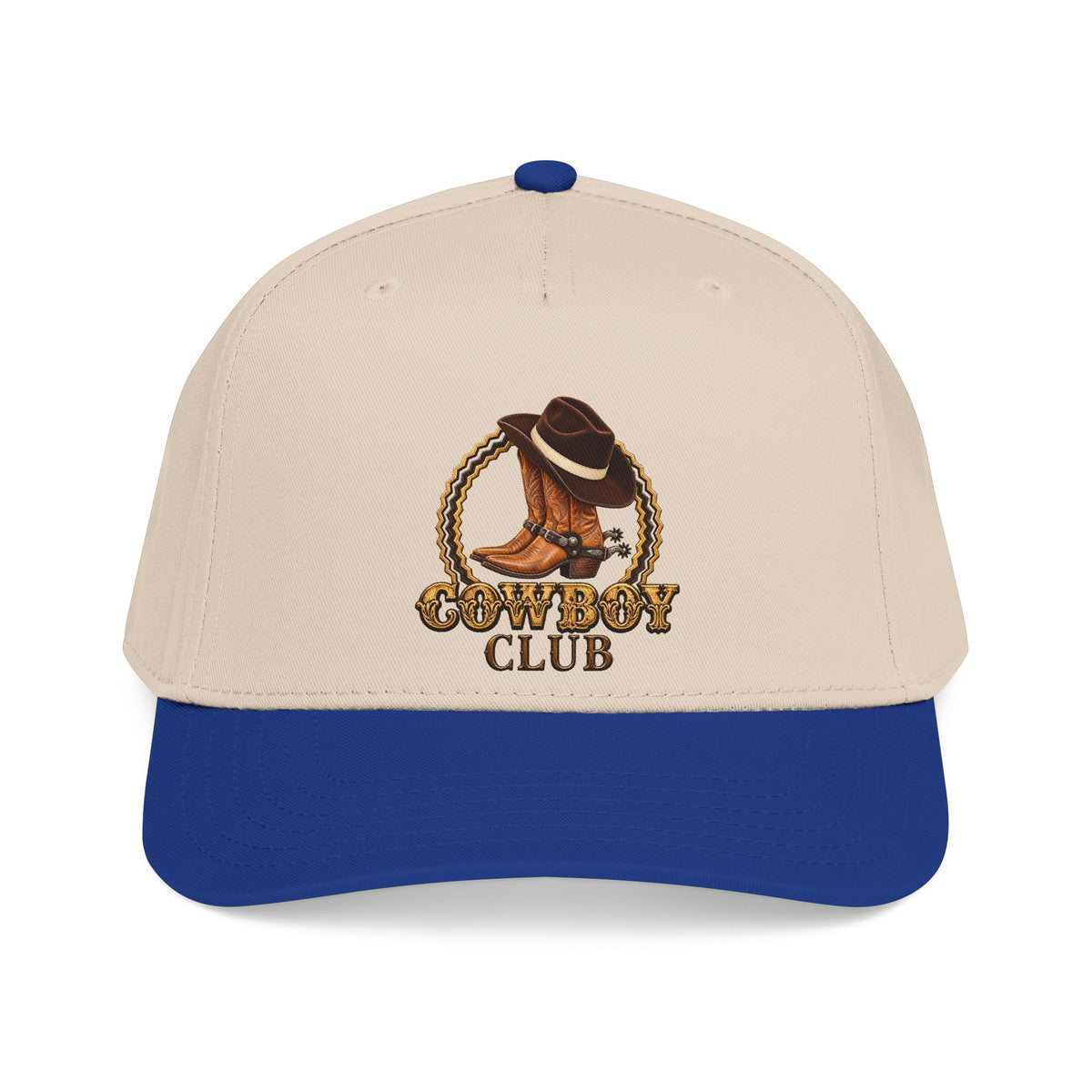 Mid Profile Baseball Cap — Cowboys - Cowboy Club - Color - 3D Transparent