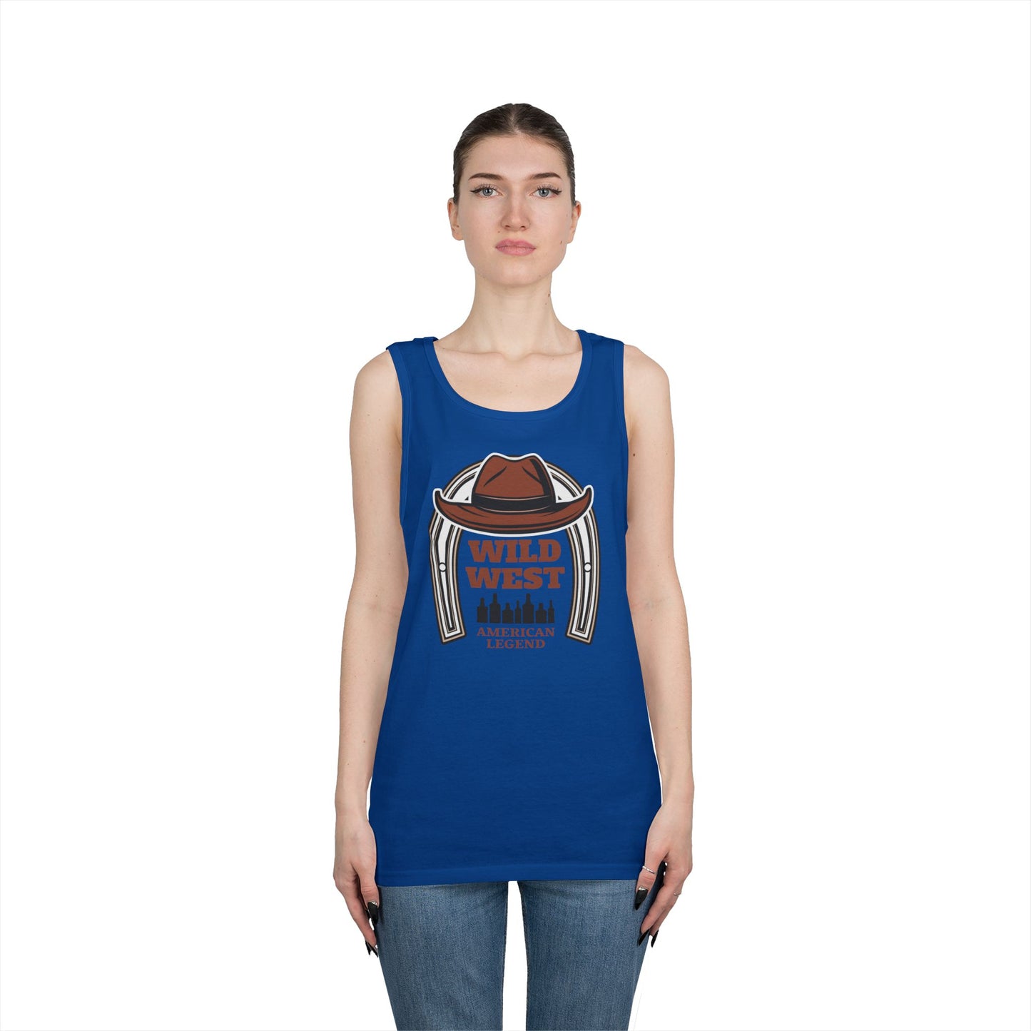 Unisex Heavy Cotton Tank Top - Wild West - American Legend
