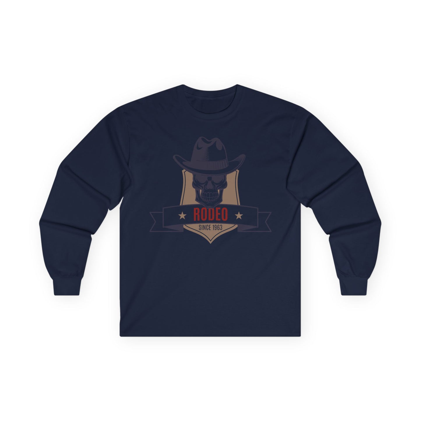 Unisex Ultra Cotton Long Sleeve Tee - Rodeo - Western Cowboy