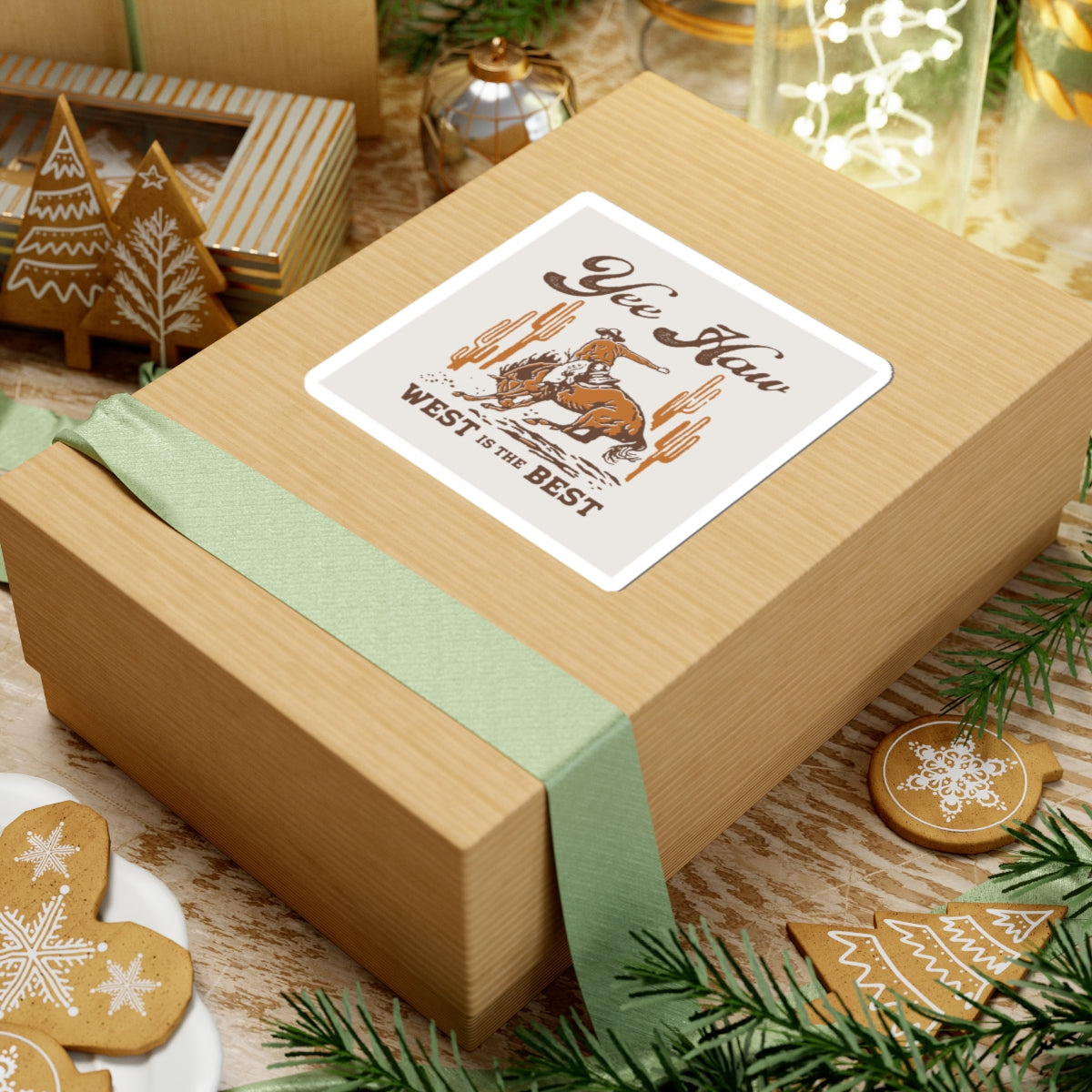 Kiss-Cut Stickers - Wild West Cowboy - Yee Haw