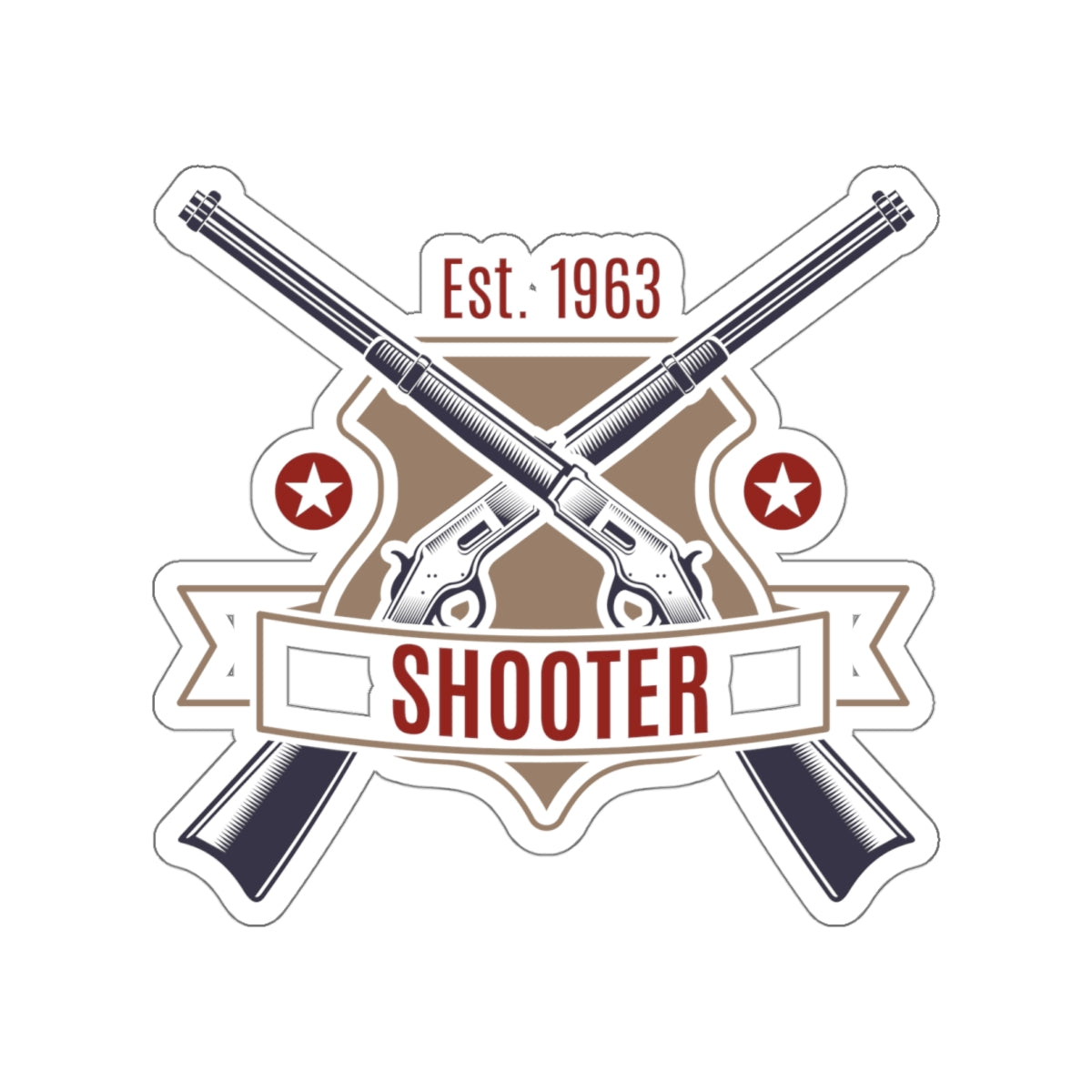 Die-cut stickers - Shooter - Revolver