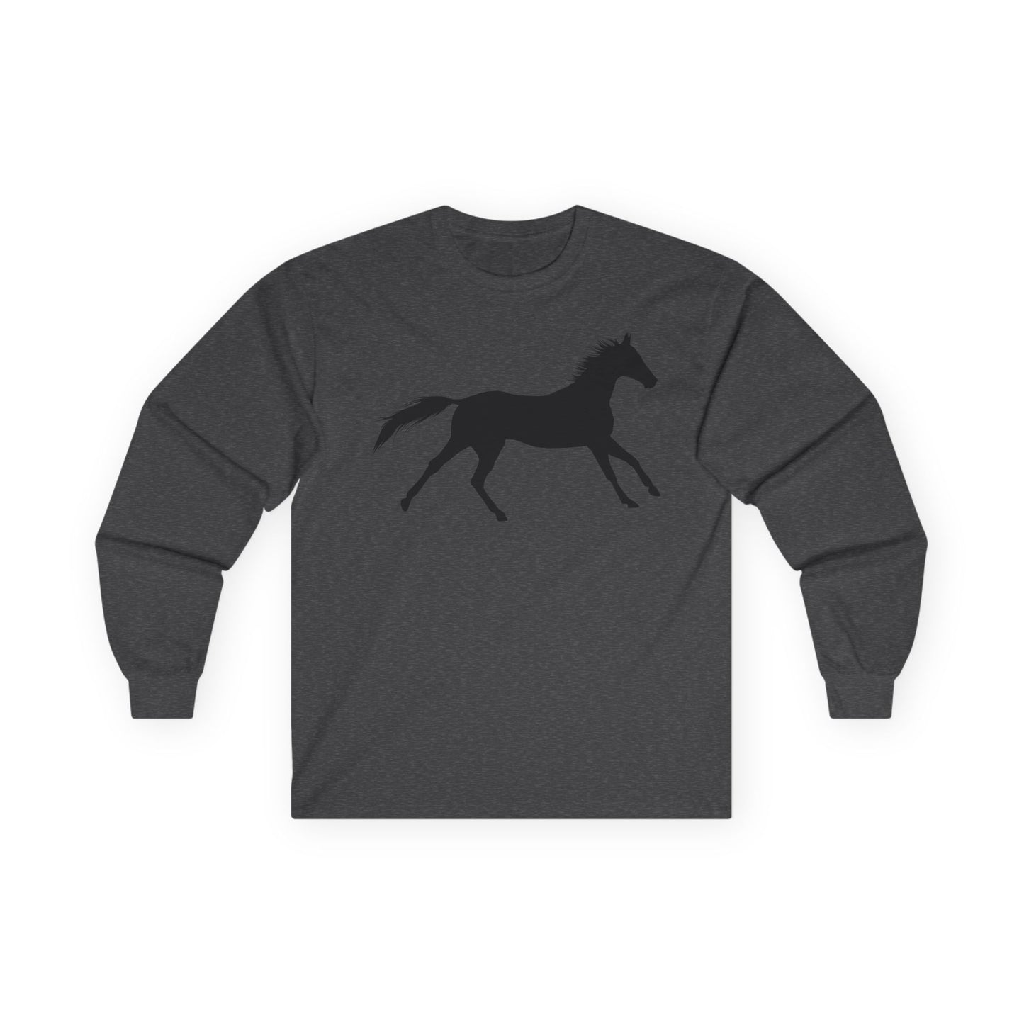 Unisex Ultra Cotton Long Sleeve Tee - Wild Horse - Running X 300
