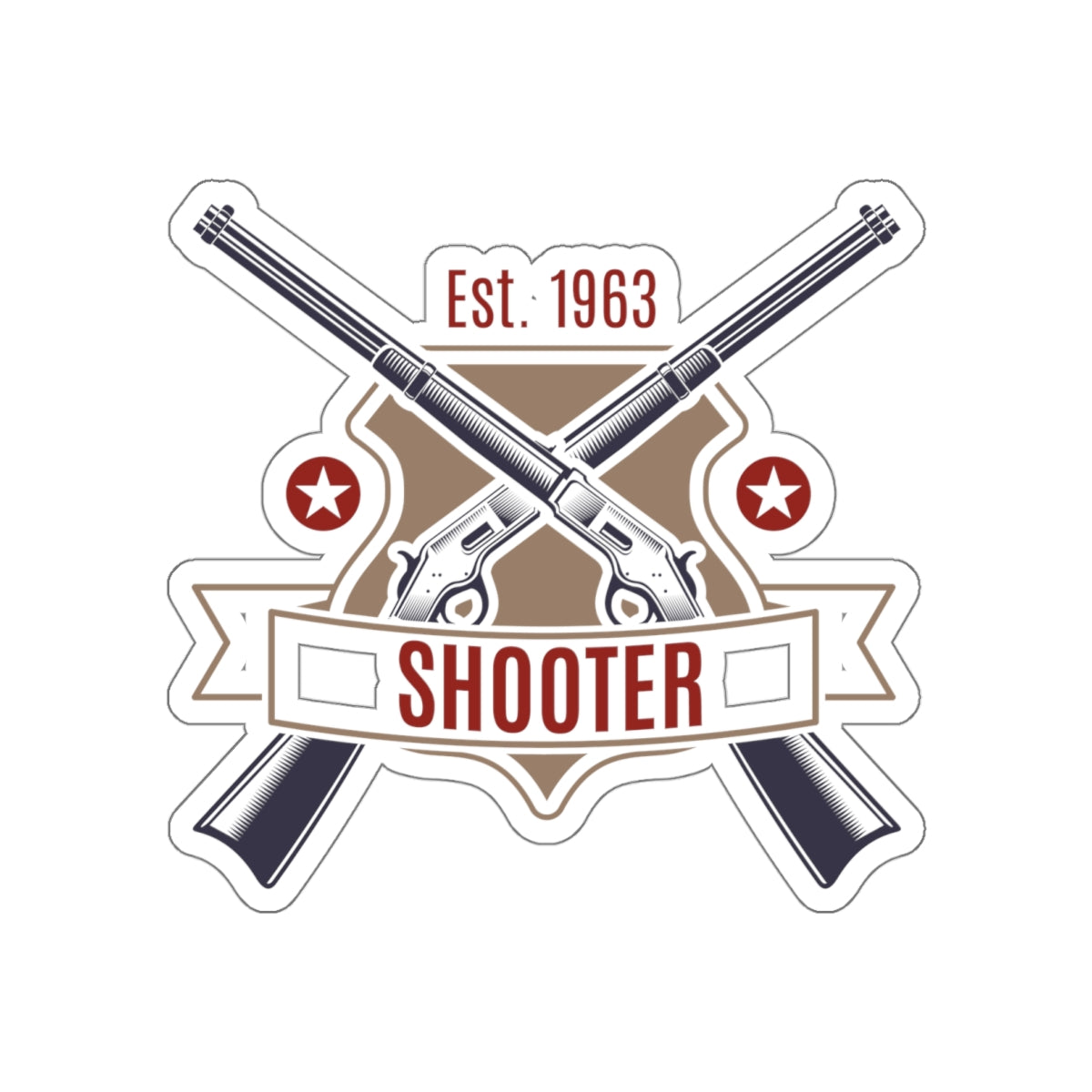 Die-cut stickers - Shooter - Revolver