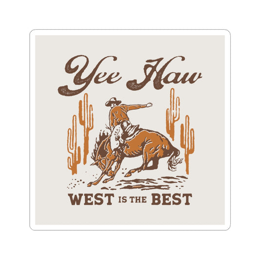 Kiss-Cut Stickers - Wild West Cowboy - Yee Haw