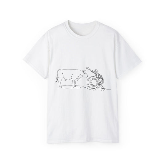 Unisex Ultra Cotton Tee - Clown and Bull - LA