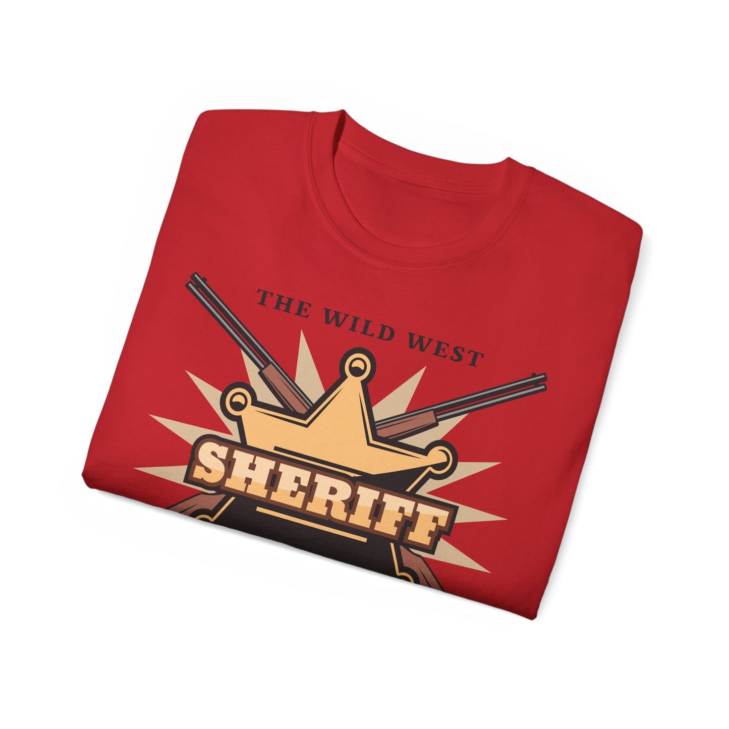 Unisex Ultra Cotton Tee - Western Cowboy - The Wild West - Sheriff Department