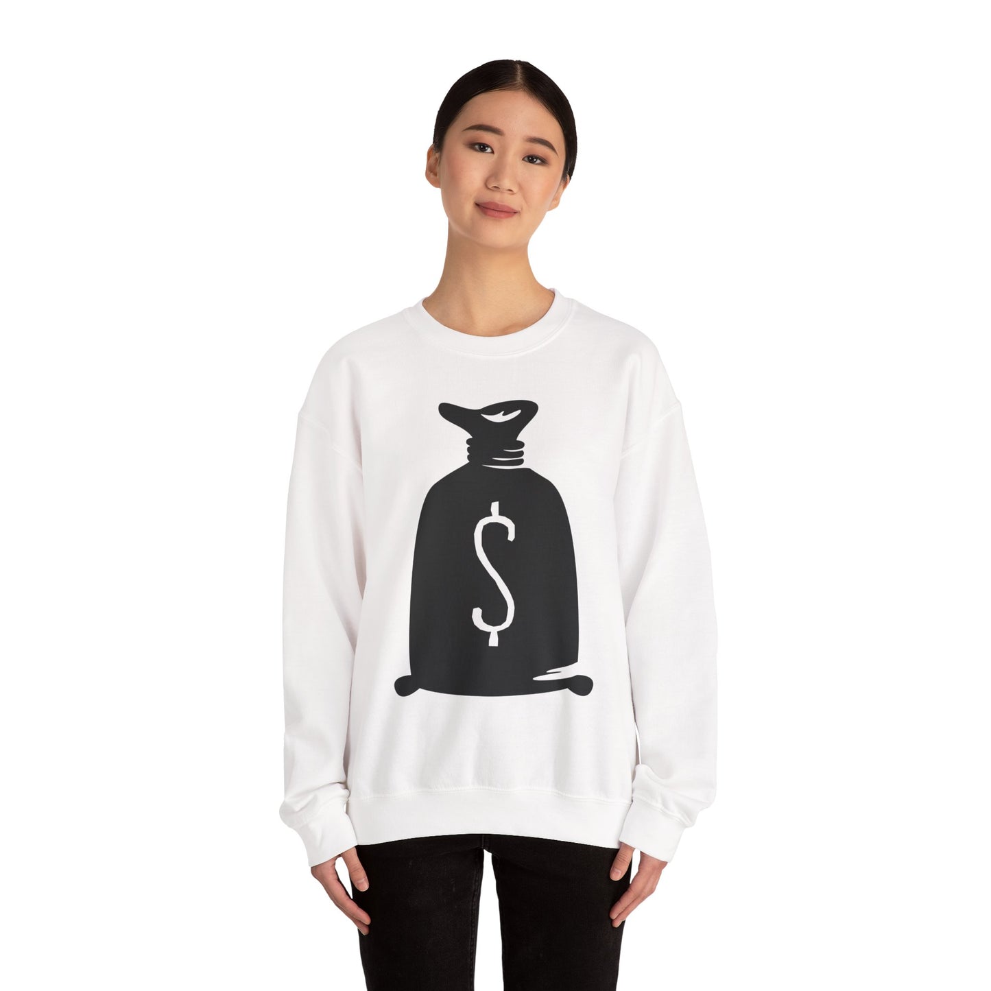 Crewneck Sweatshirt - Bank Money Bag X 300