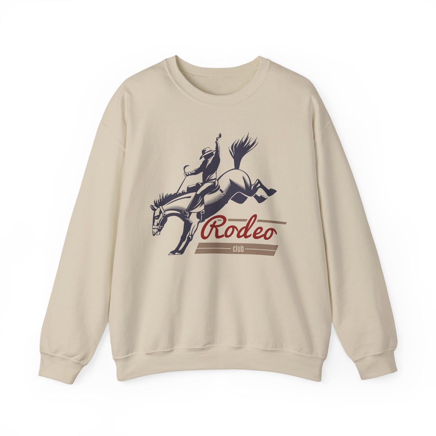 Crewneck Sweatshirt - Western Cowboy - Rodeo Club