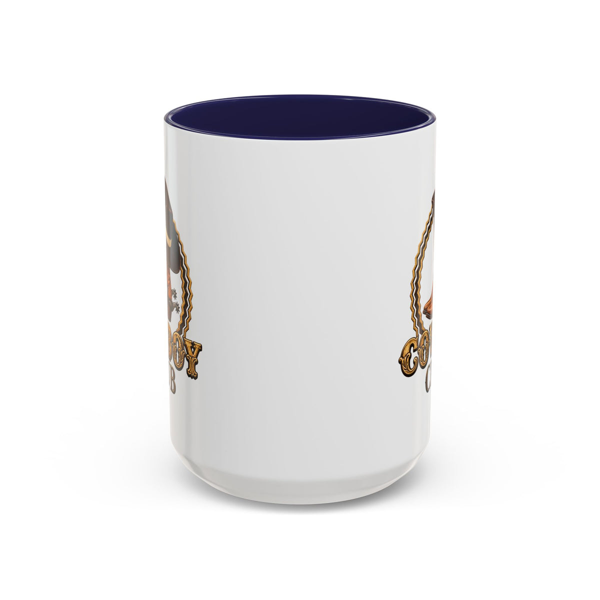 Accent Coffee Mug (11, 15oz) - Cowboys - Cowboy Club - Color - 3D Transparent