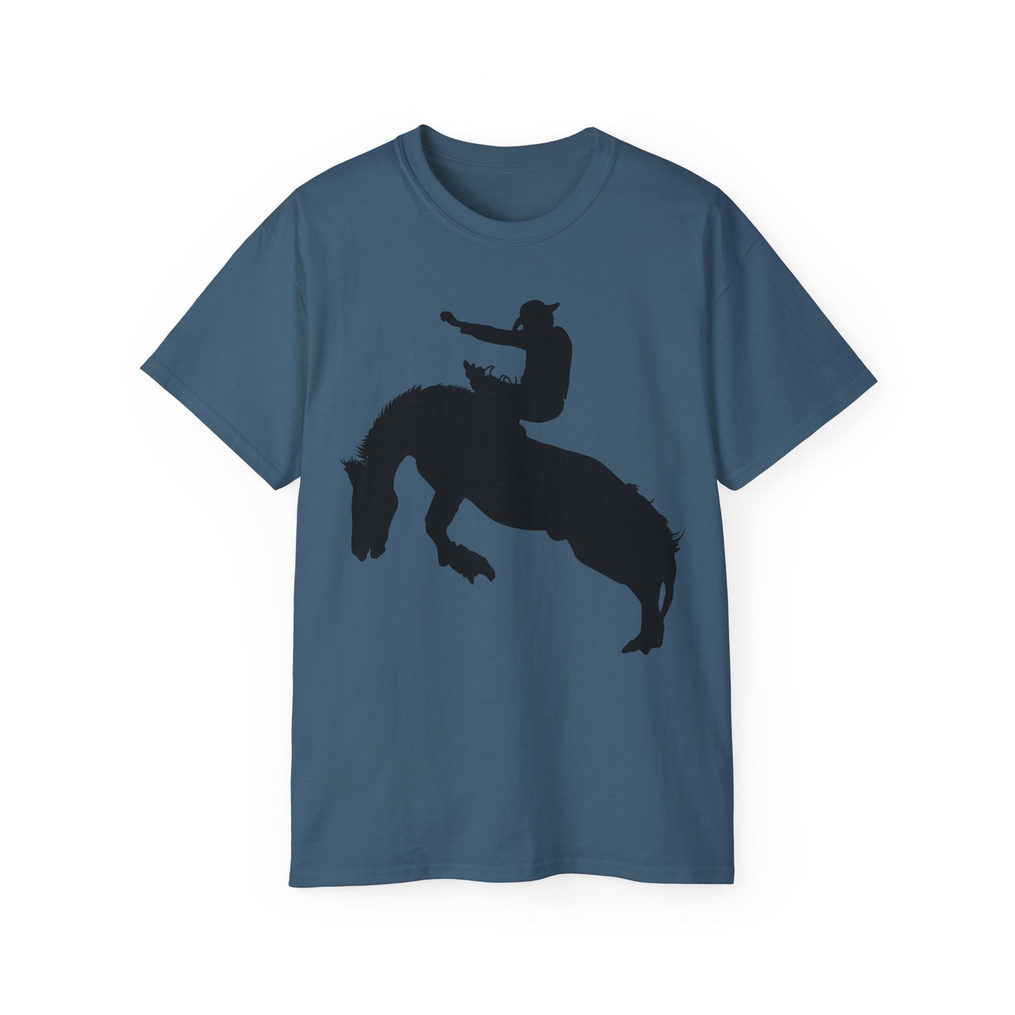Unisex Ultra Cotton Tee - Augusta - Rodeo - Silhouette