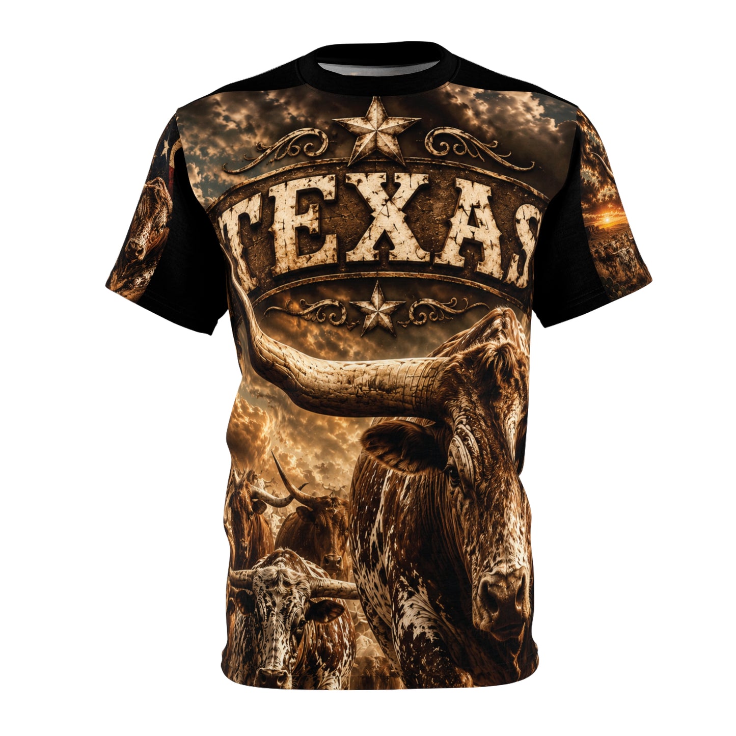 Texas Longhorn Tribute Tee — Stampede Graphic T-Shirt