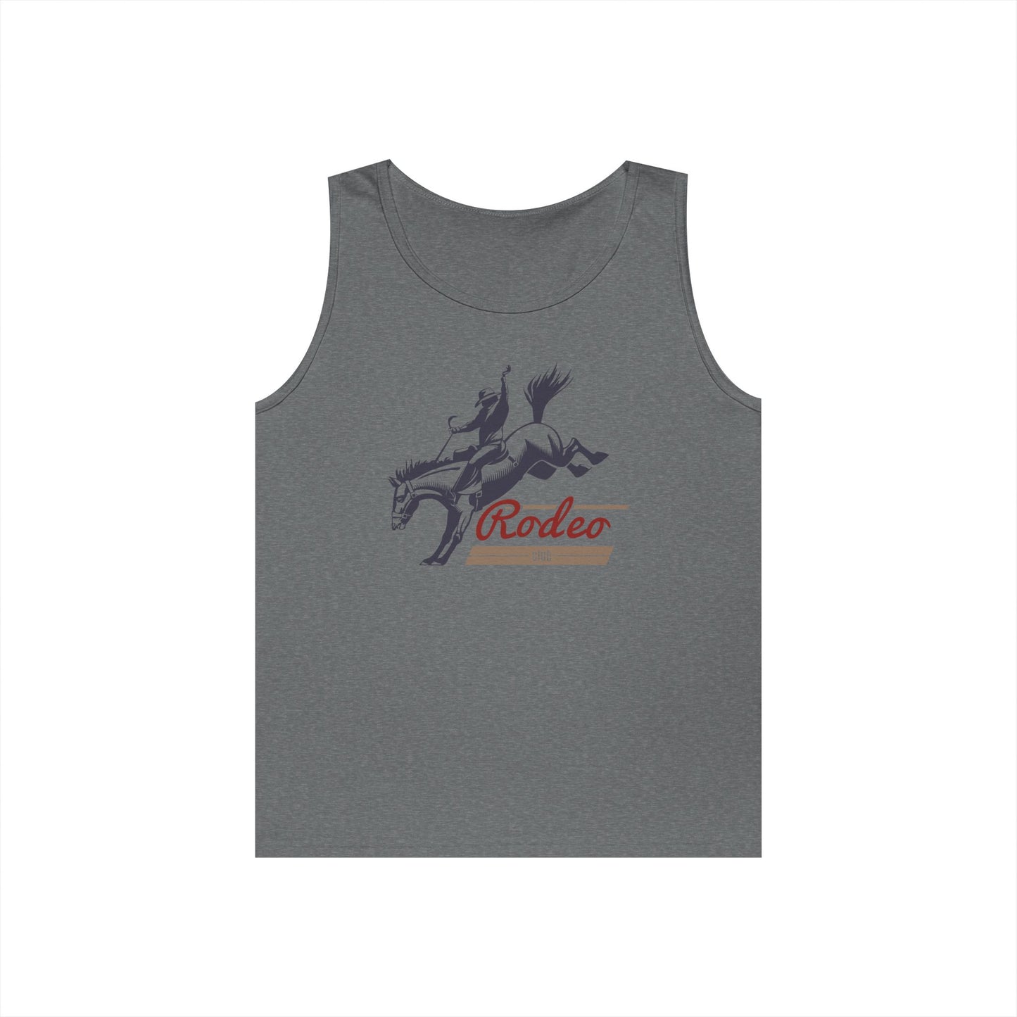 Unisex Heavy Cotton Tank Top - Western Cowboy - Rodeo Club