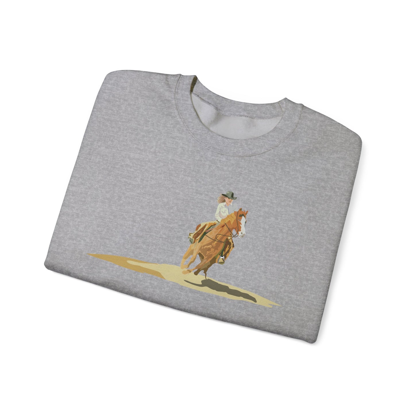 Crewneck Sweatshirt - Rodeo - Cow Girl