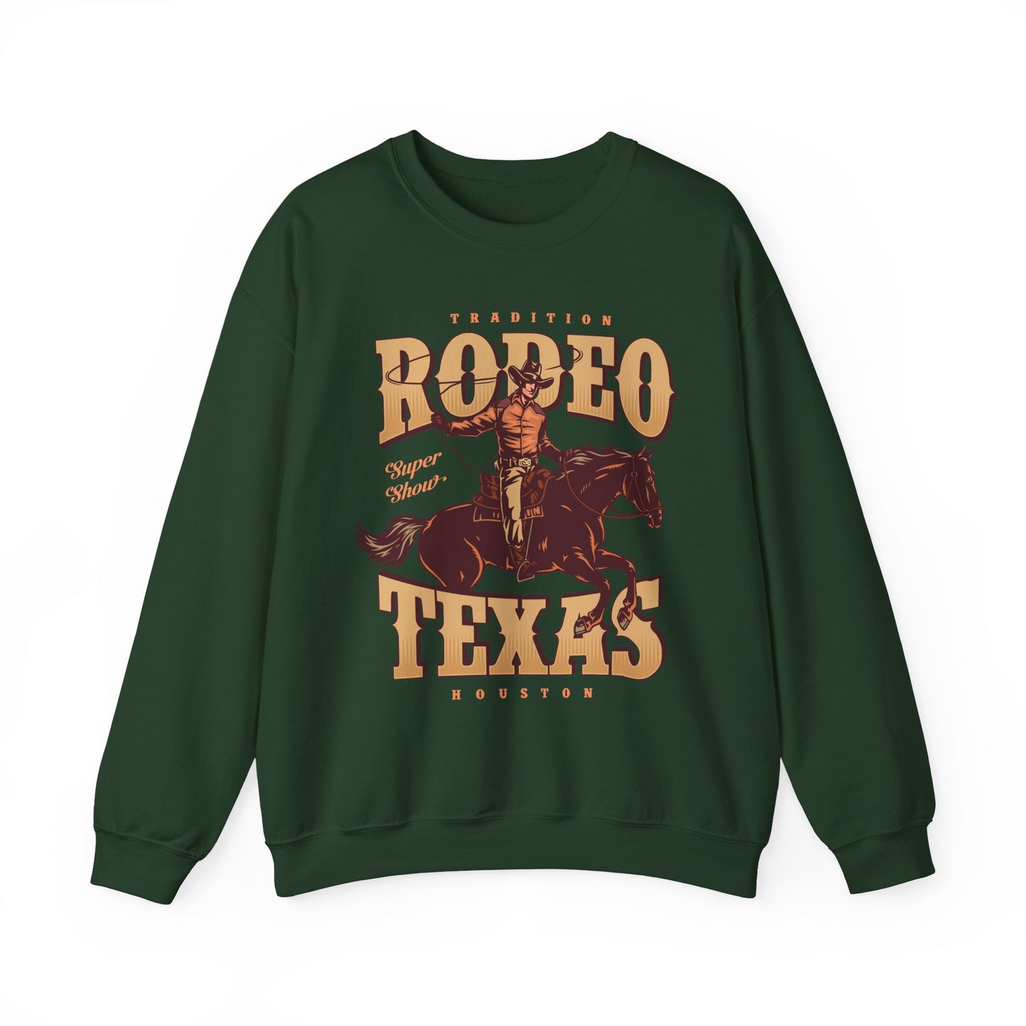 Crewneck Sweatshirt - Tradition Rodeo Super Show - Houston, Texas
