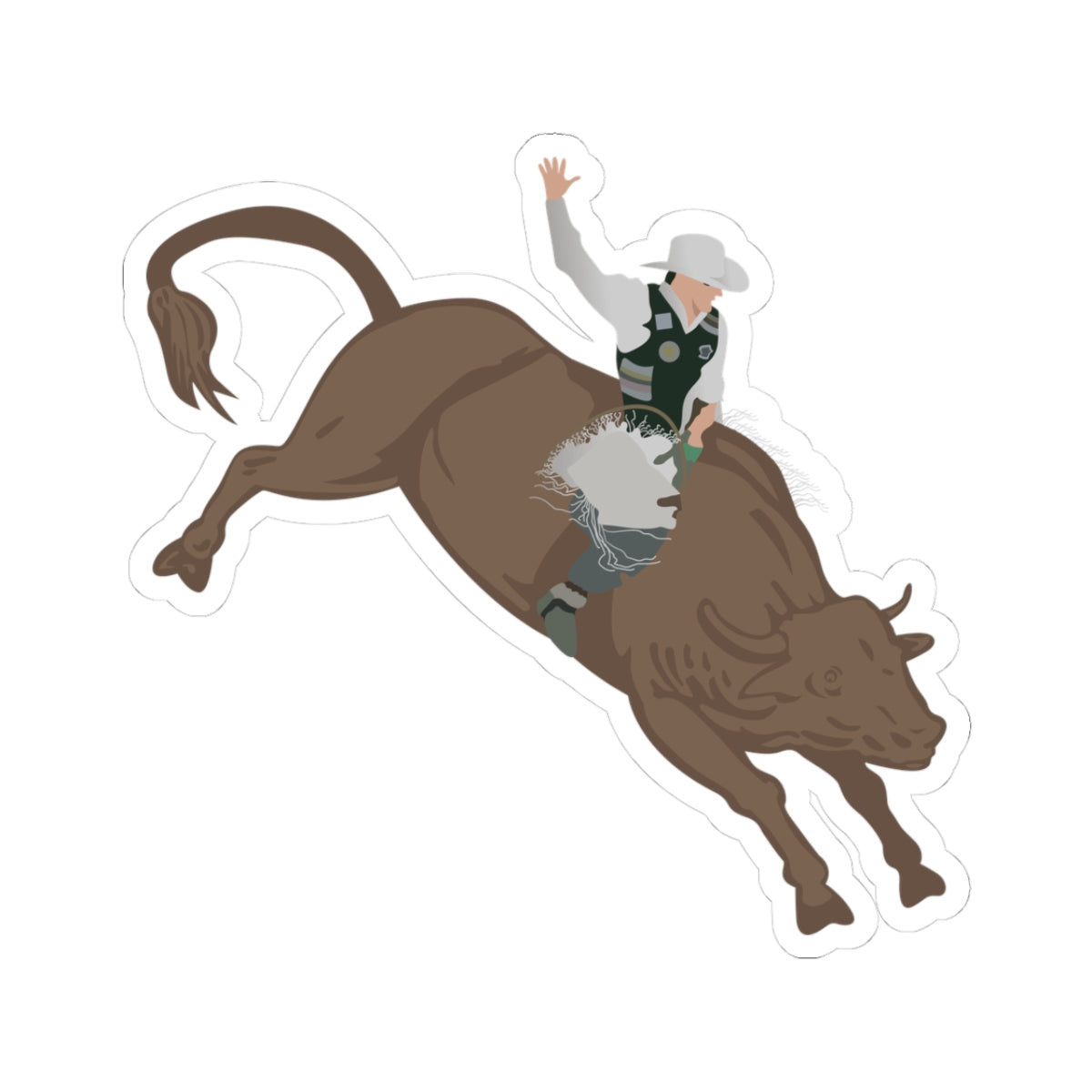 Kiss-Cut Stickers - Cowboy - V2