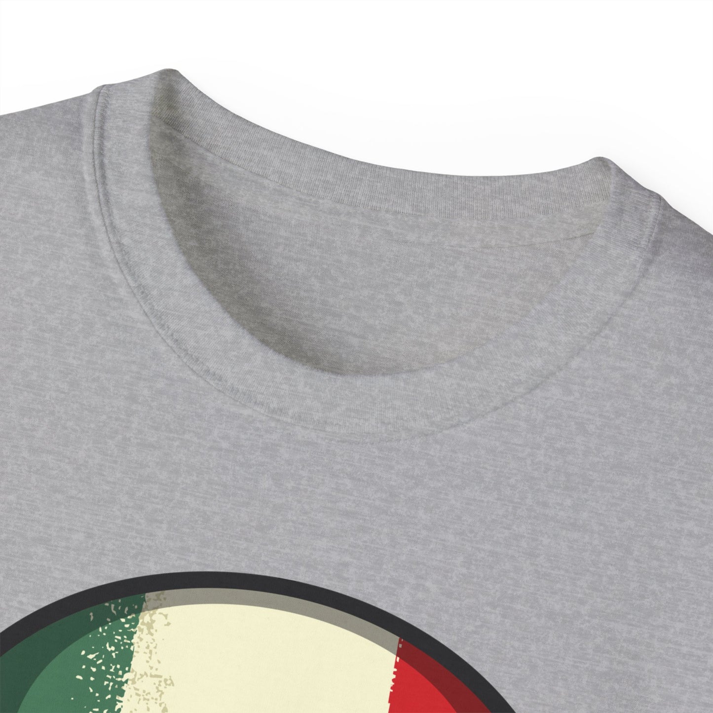 Unisex Ultra Cotton Tee - Red White Green Skull