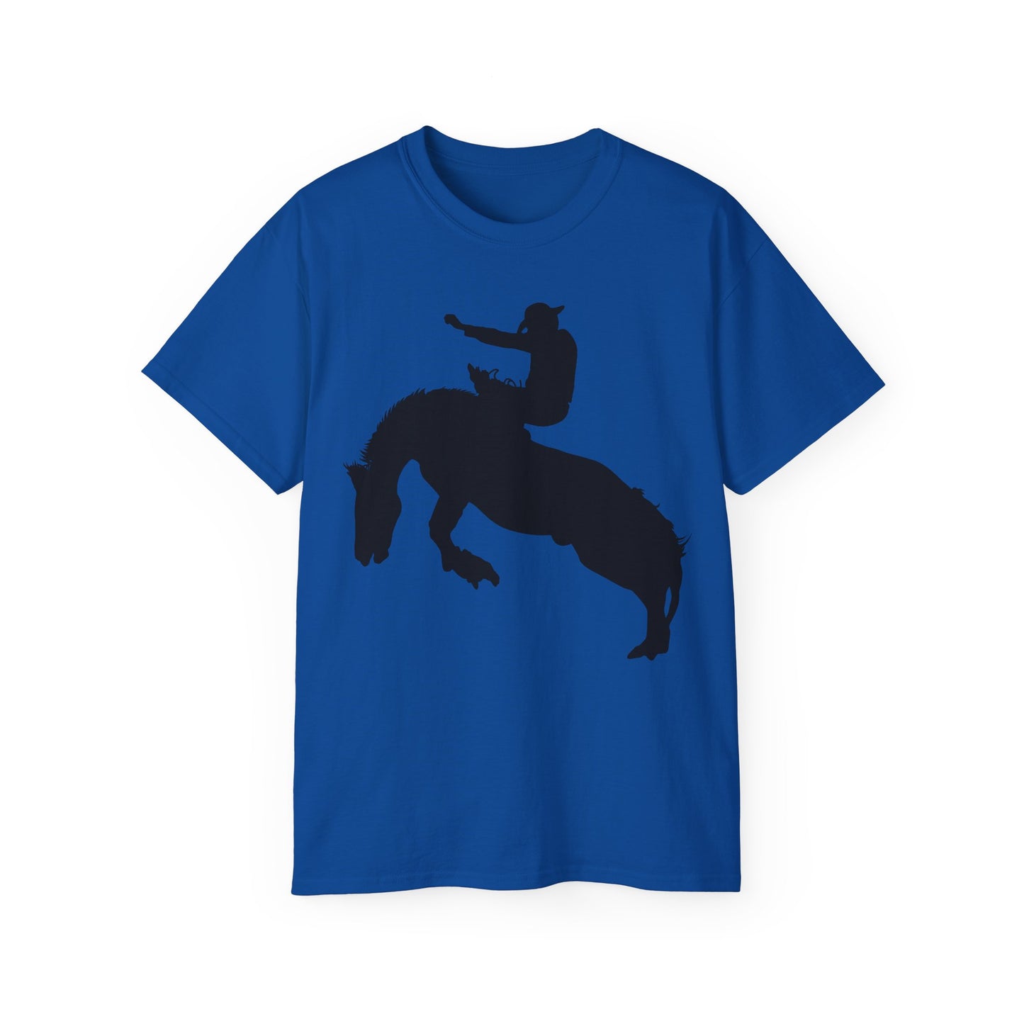 Unisex Ultra Cotton Tee - Augusta - Rodeo - Silhouette