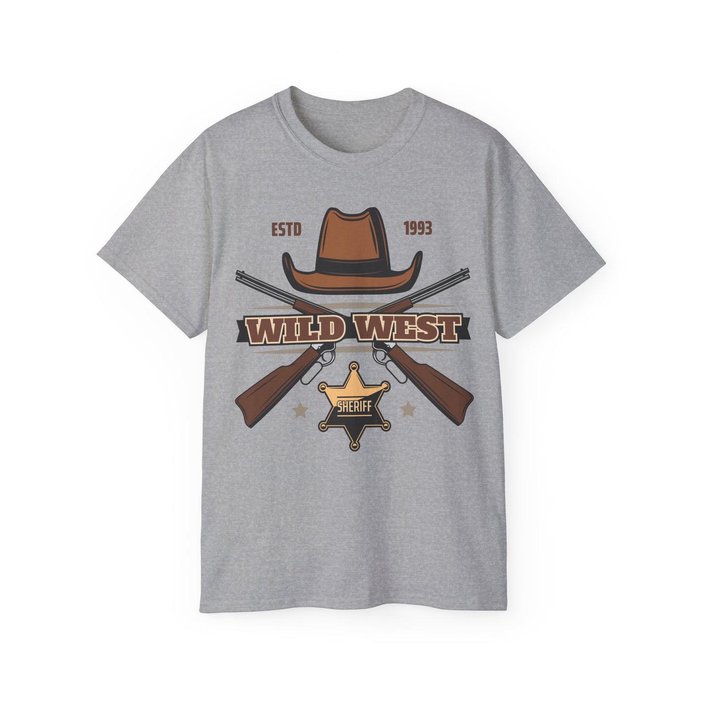 Unisex Ultra Cotton Tee - Wild West - Sheriff