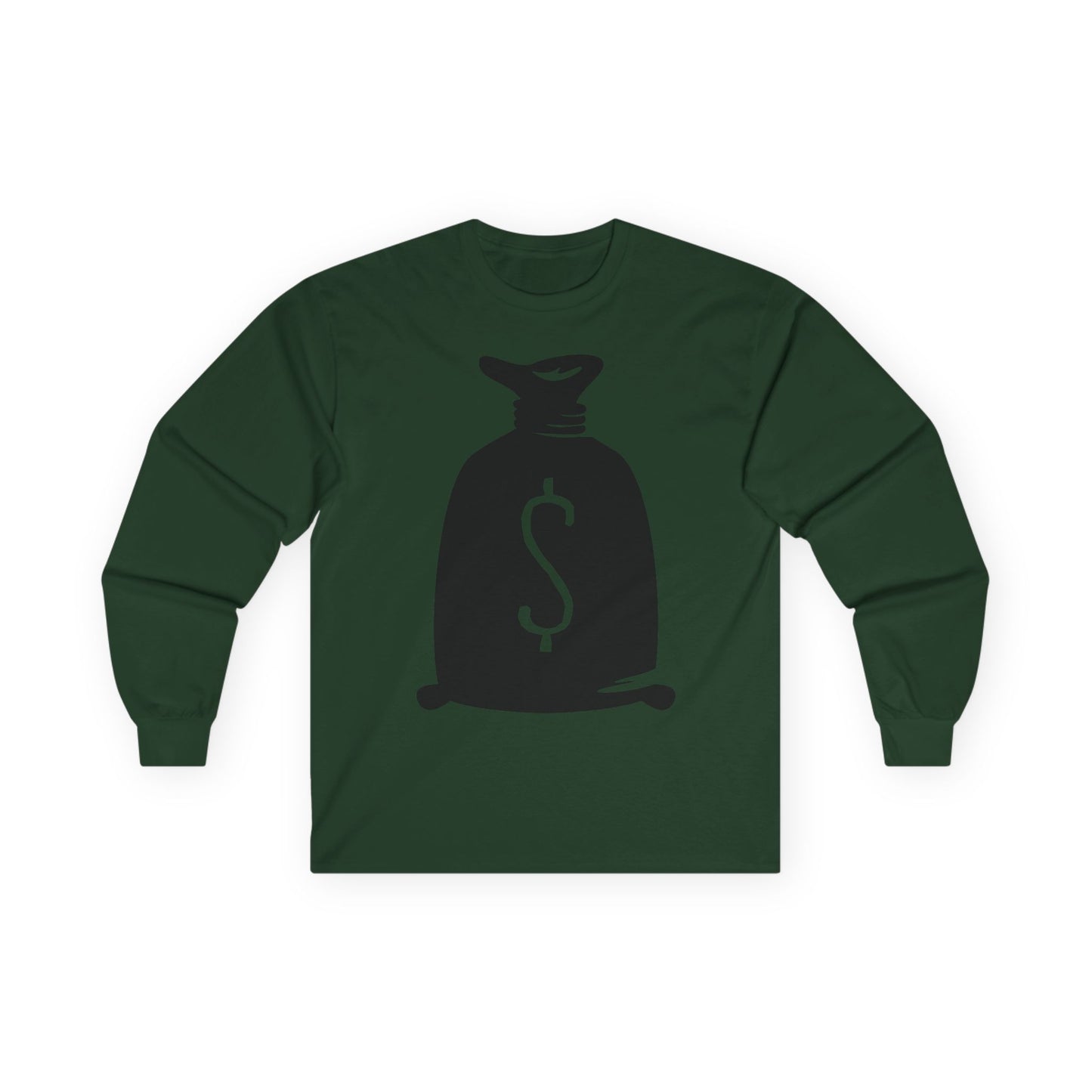 Unisex Ultra Cotton Long Sleeve Tee - Bank Money Bag X 300
