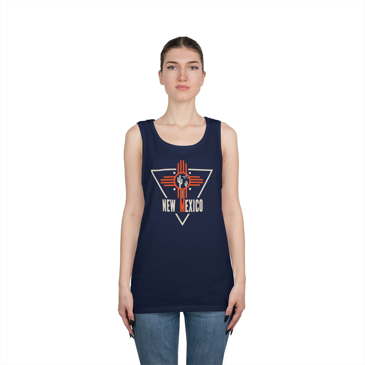 Unisex Heavy Cotton Tank Top - New Mexico
